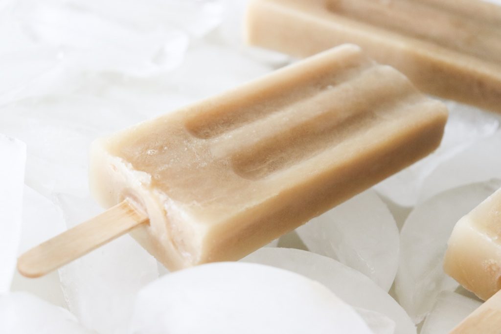 coffee flavored popsicles