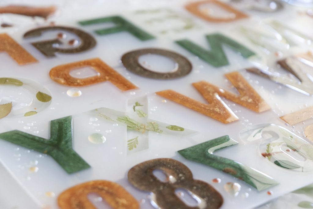 Easy DIY for how to make resin letters