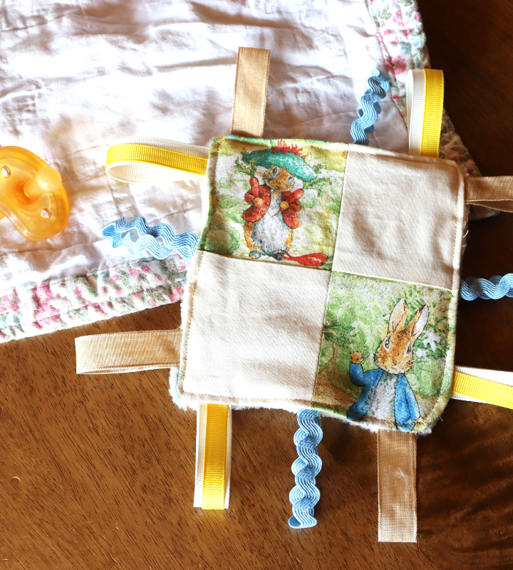how to sew a baby crinkle toy